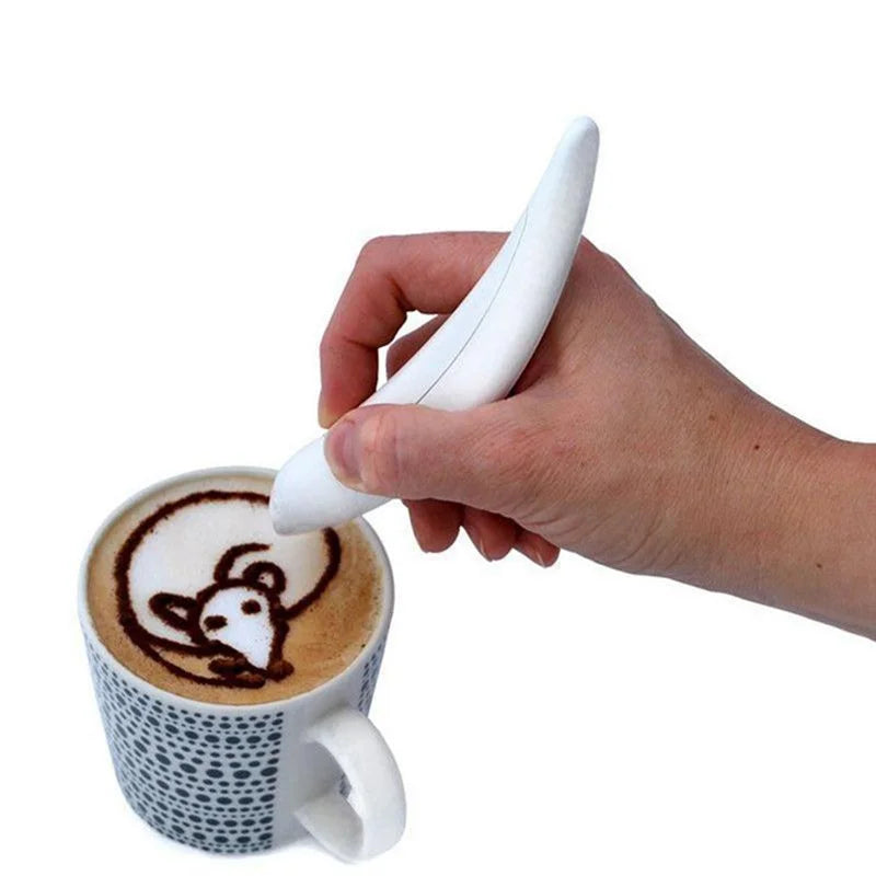 Electrical Latte Art Pen Cake Decoration and Coffee Carving