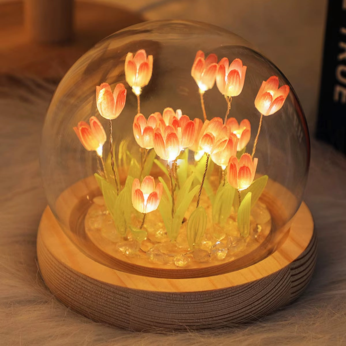 Tulip Night Light Battery Operated Tulip Flower 