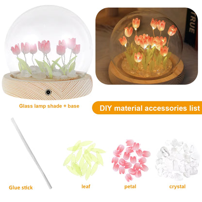 Tulip Night Light Battery Operated Tulip Flower 
