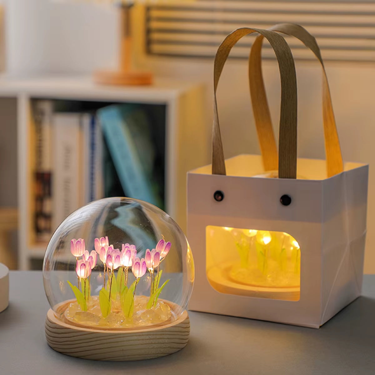 Tulip Night Light Battery Operated Tulip Flower 
